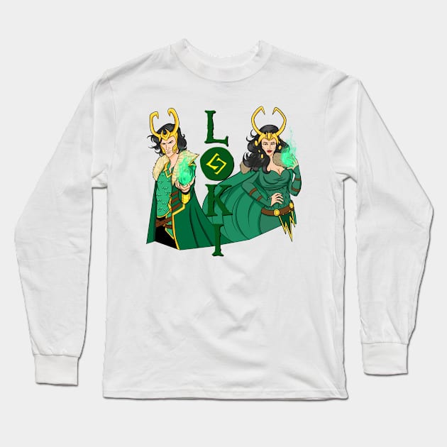 Mischief God Long Sleeve T-Shirt by ChangoATX